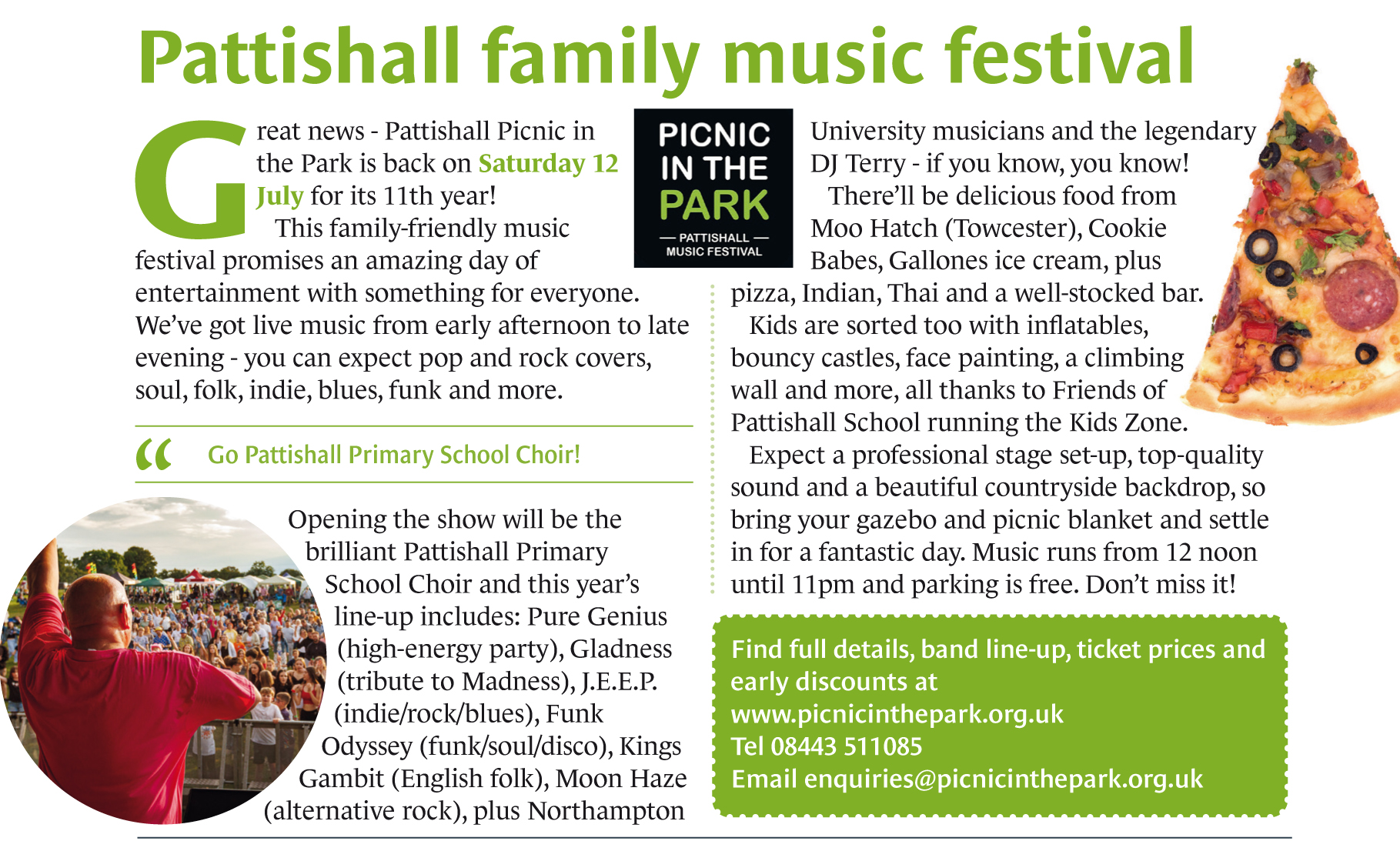 Picnic in the park JunJul25